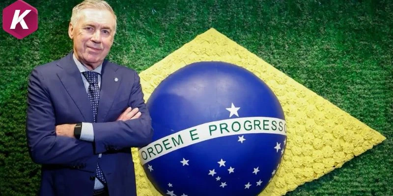 HLV Ancelotti tại tuyển Brazil sau khi bị chỉ trích